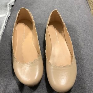 Lauren Conrad flat blush shoes